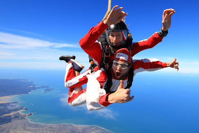 18,000ft Tandem Skydive over Abel Tasman - Key points to know before booking