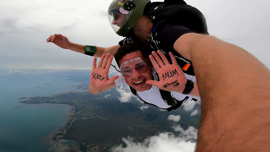 Airlie Beach: Tandem Skydiving Experience with Beach Landing - Training, harnesses, and the first nerves