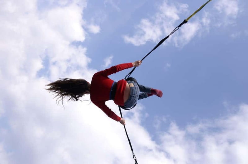 Alanya: Human Slingshot (Reverse Bungee, Catapult Bungee) - A beach launch with no long build-up