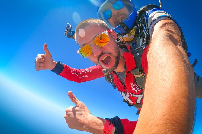 Algarve Tandem Skydive 10.000ft - The aircraft, freefall, and parachute descent