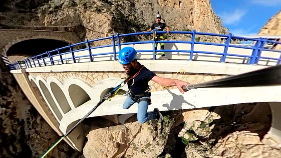Altea: Bungee jumping in "El Mascarat" canyon - What the $59 price really covers