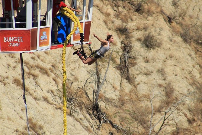 Bungee Jump in Los Cabos - The 300-foot gondola jump at Wild Canyon