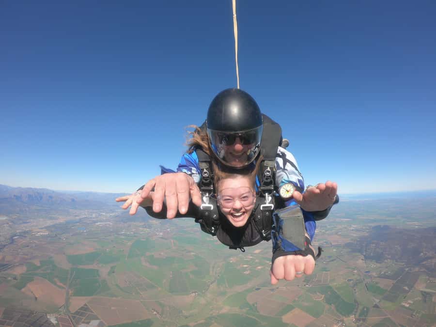 Cape Town: Tandem Skydiving - The 20 to 30 minute climb to altitude