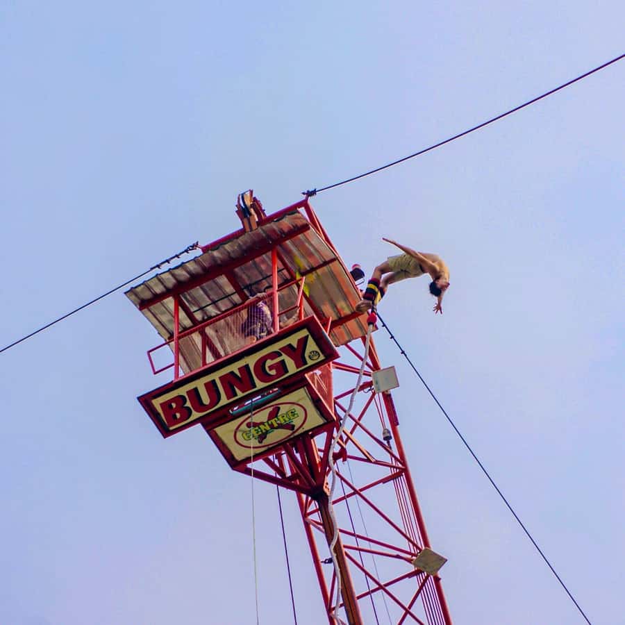 Chiang Mai: Bungy Jumping Adventure - The 50m platform at X-Centre Chiang Mai