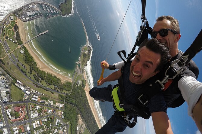 Coffs Harbour Ground Rush or Max Freefall Tandem Skydive on the Beach - Weather, timing, and cancellation rules