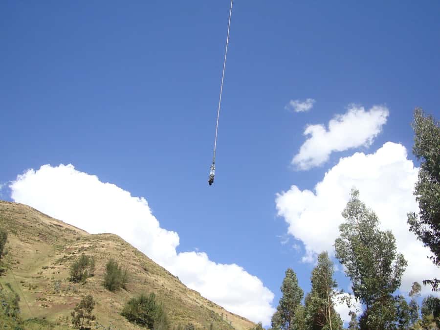 Cusco: Bungee Jump and Slingshot Combo Adventure - What the bungee jump feels like