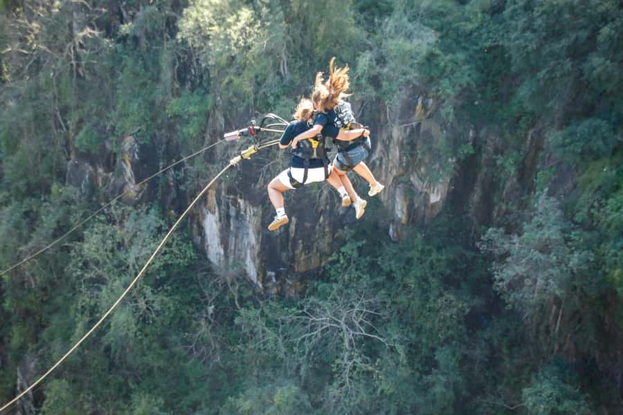 Experience Bungee, Swing & Slide from Victoria Falls Bridge - Safety and staff support
