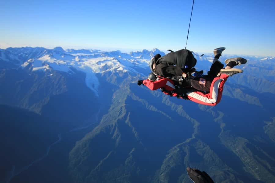 Franz Josef: 13,000ft, 16,500ft or 18,000ft Skydive - Key points at a glance