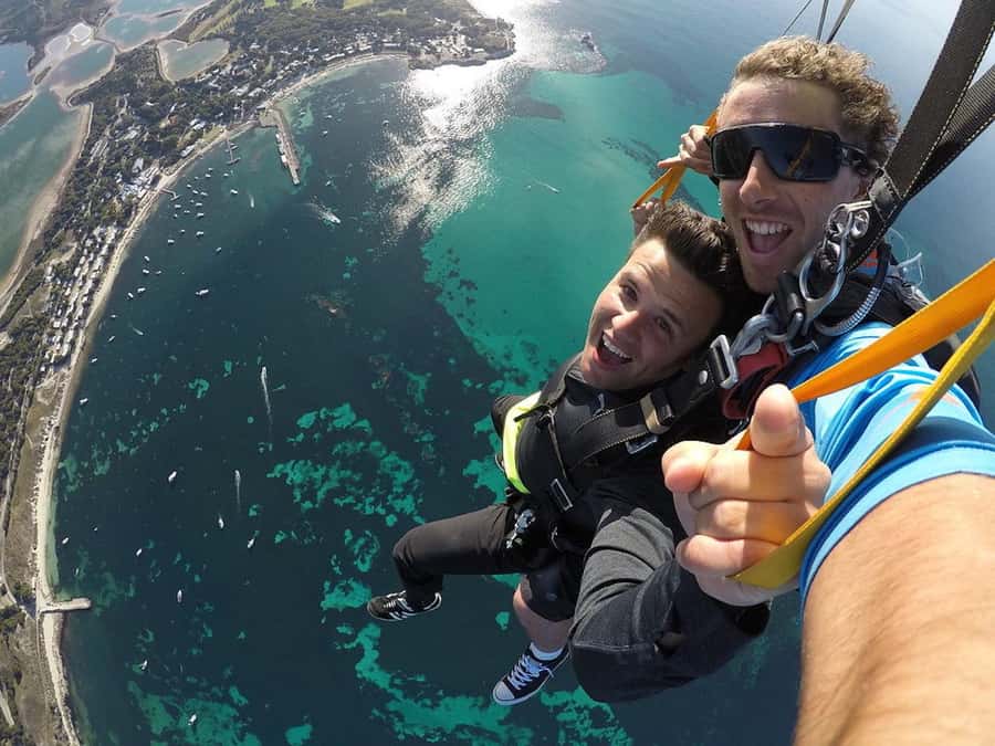 Fremantle: Rottnest Island Skydive and Ferry Package - From B-Shed Fremantle to Rottnest Island