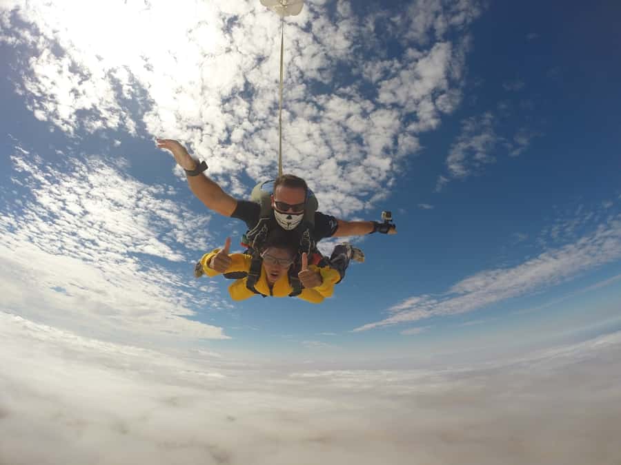 From Swakopmund: Tandem Sky Diving - The freefall, then seven quieter minutes