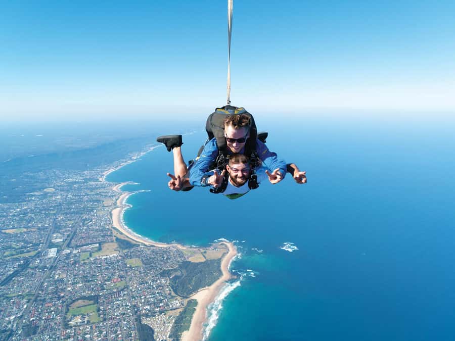 From Sydney: Tandem Skydive Experience over Beach - Who will get the most from this jump