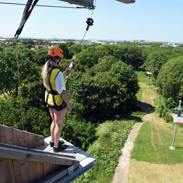Gripped London: Zip Line, High Ropes & Freefall Adventure - Getting ready at the Gripped entrance