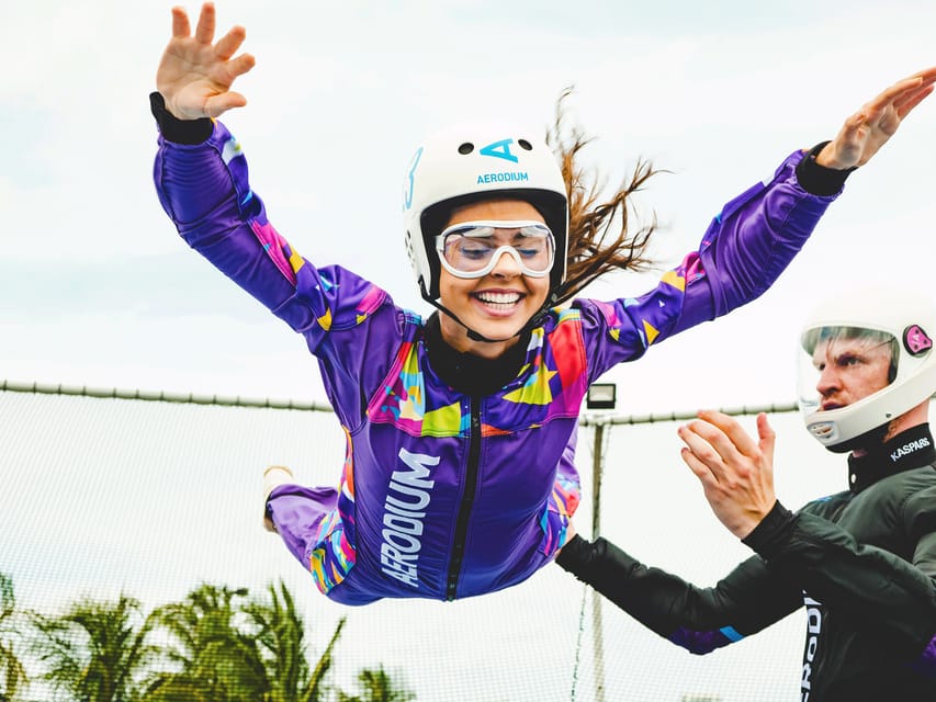 Kent: Outdoor Aeroduim Skydiving Experience - Arriving at the cream-colored dome