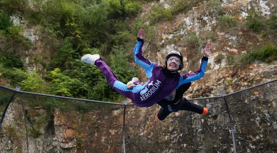 Kent: Outdoor Aeroduim Skydiving Experience - Your two-minute personal flight