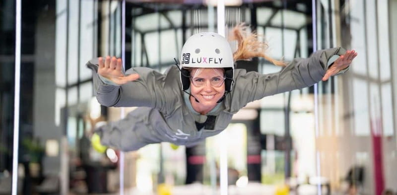 Luxembourg : Indoor Skydiving - HighFly gives the package its extra lift