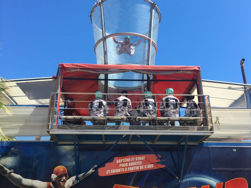 Montpellier: Free fall simulation for an Adult: 2 flights - Key points before you book