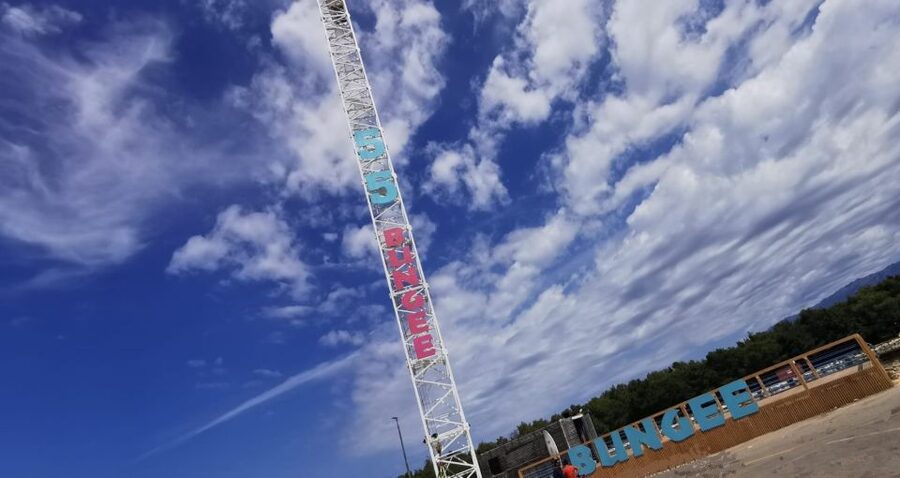 Novalja: Zrce Beach Bungee Jumping Experience - A 55-meter view over Zrce Beach