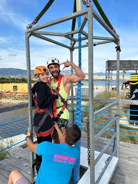Novalja: Zrce Beach Tandem Bungee Jumping Experience - Is $158 good value for two people?