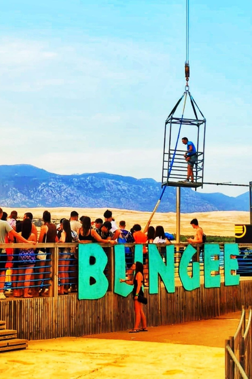 Novalja: Zrce Beach Tandem Bungee Jumping Experience - Practical planning for your arrival