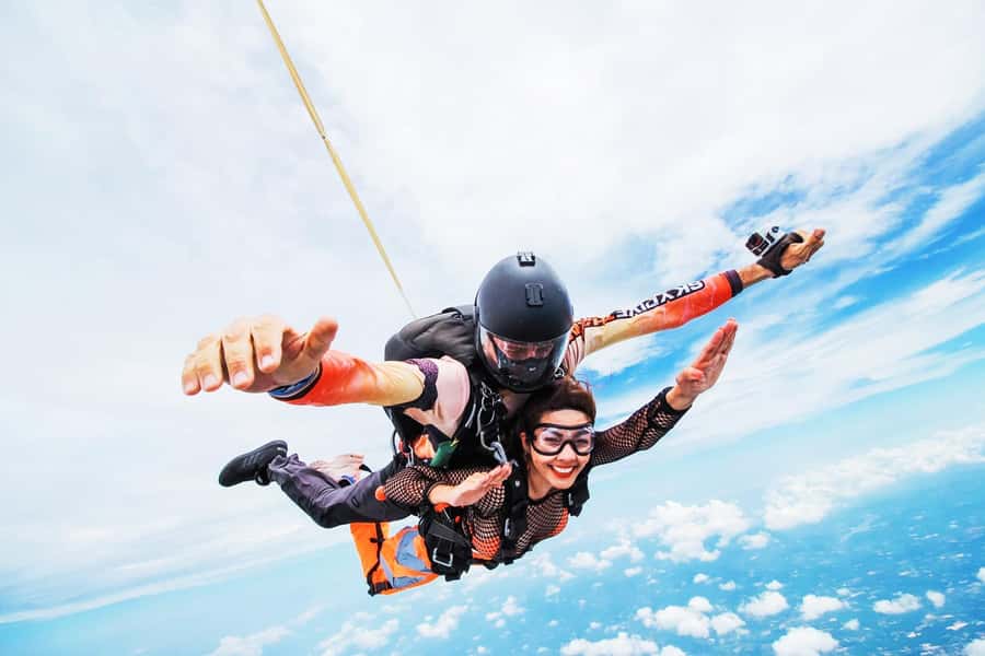Pattaya: Dropzone Tandem Skydive with Return Transfer - Suiting up and boarding the aircraft