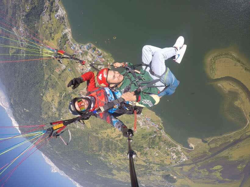 Pokhara: Paragliding, Bungy Jump and Zipline Combo Adventure - What the paragliding flight feels like