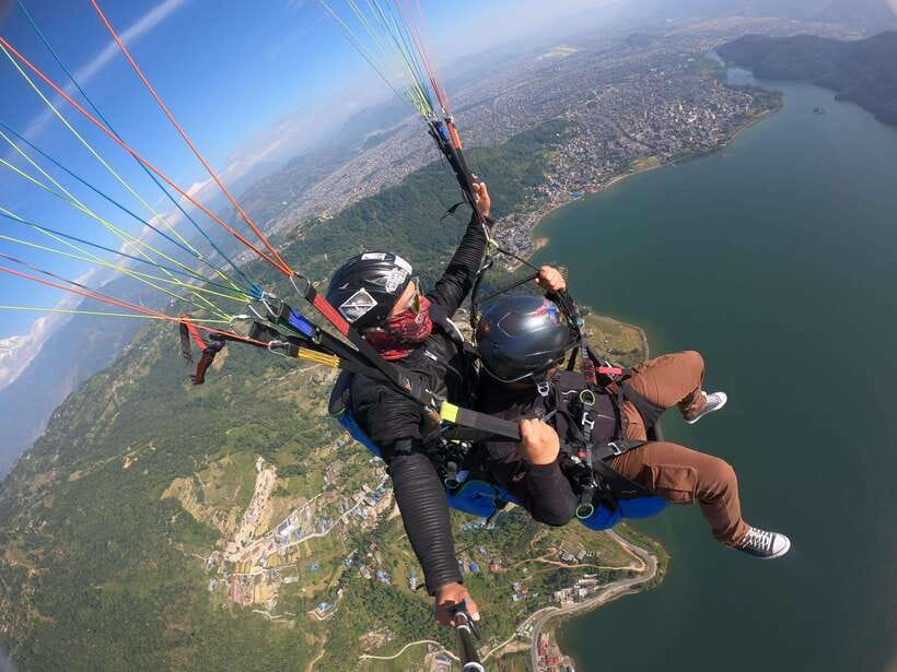 Pokhara: Paragliding, Bungy Jump and Zipline Combo Adventure - Sarangkot and the 30-minute flight