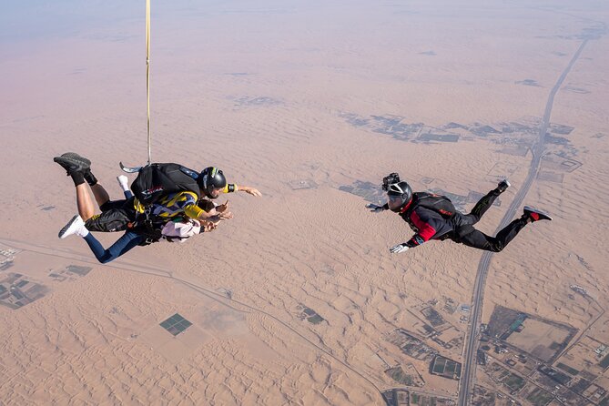 Private Skydive at the Palm Dubai Experience with Transfer Option - What the Palm Jumeirah looks like from the air