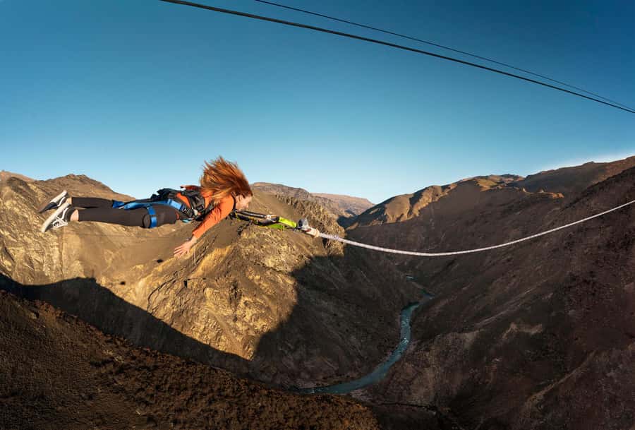 Queenstown: Nevis Bungy & Catapult Combo - Getting ready for the 134m Nevis Bungy