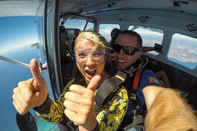 Rottnest Skydive + Perth Barrack St Ferry package - The aircraft ride and the view from altitude
