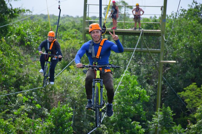 Sky Trail: Sky Bike, Tarzania, Bungee Swing & Zip Line with lunch - Quick takeaways