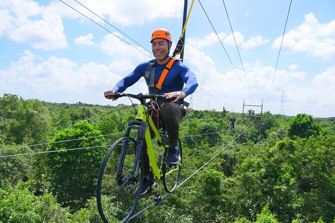 Sky Trail: Sky Bike, Tarzania, Bungee Swing & Zip Line with lunch - The Sky Bike is the reason to book