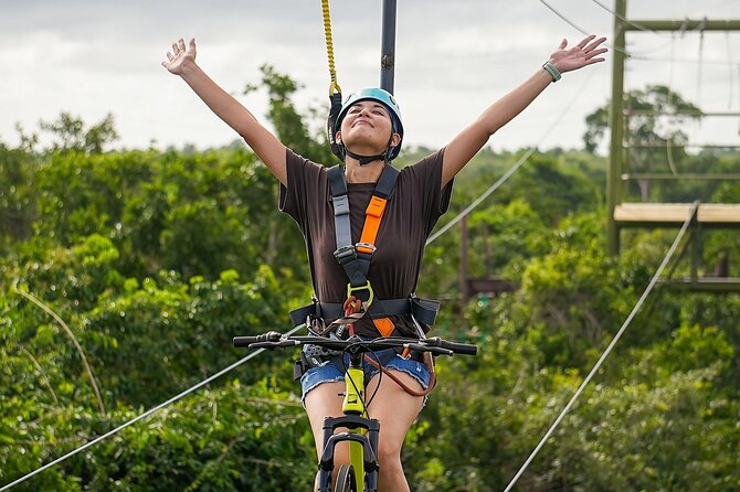 Sky Trail: Sky Bike, Tarzania, Bungee Swing & Zip Line with lunch - Who will enjoy this most