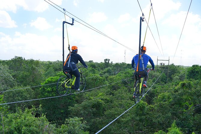 Sky Trail: Sky Bike, Tarzania, Bungee Swing & Zip Line with lunch - Six zip lines keep the pace high
