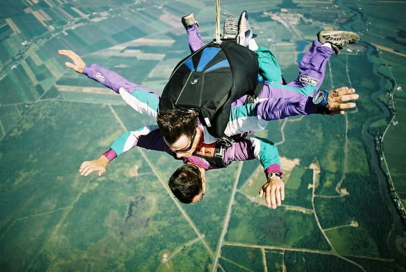 Skydive Over Barcelona – 13,000ft Tandem Jump + Transport - Pickup From Barcelona, Sitges, or Anywhere in Catalonia