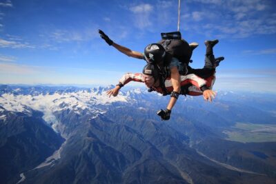Tandem Skydive 10,000ft from Franz Josef