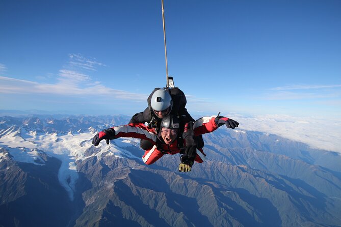 Tandem Skydive 13,000ft from Franz Josef - Key points to know before your jump
