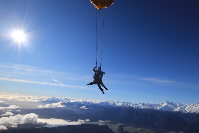 Tandem Skydive 13,000ft from Franz Josef - Weather, cancellations, and planning your West Coast route