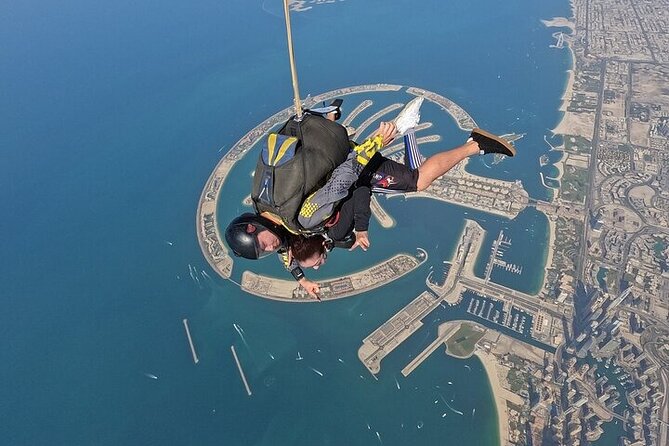 Tandem Skydive experience in Dubai - Registration, weighing, and the safety checks