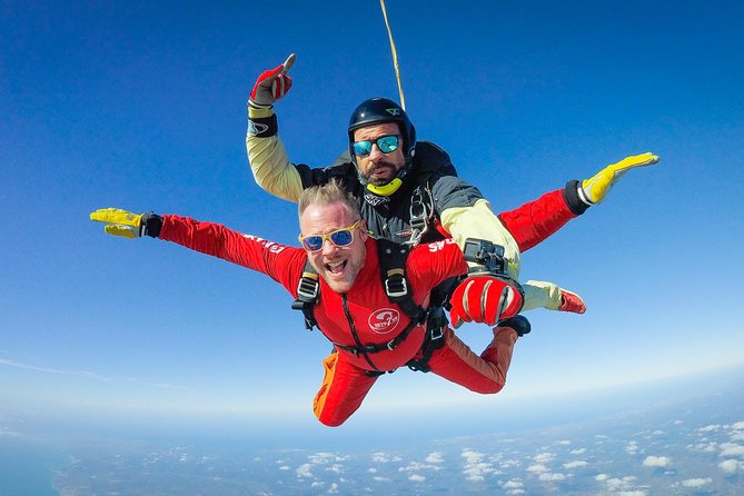 Tandem Skydiving — 30 min from Albufeira - The exit, freefall, and parachute ride