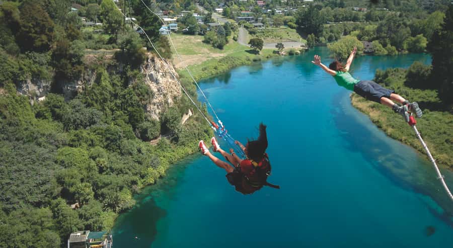Taupō: Bungy Jump and Swing Combo - Two adrenaline rides above the Waikato River