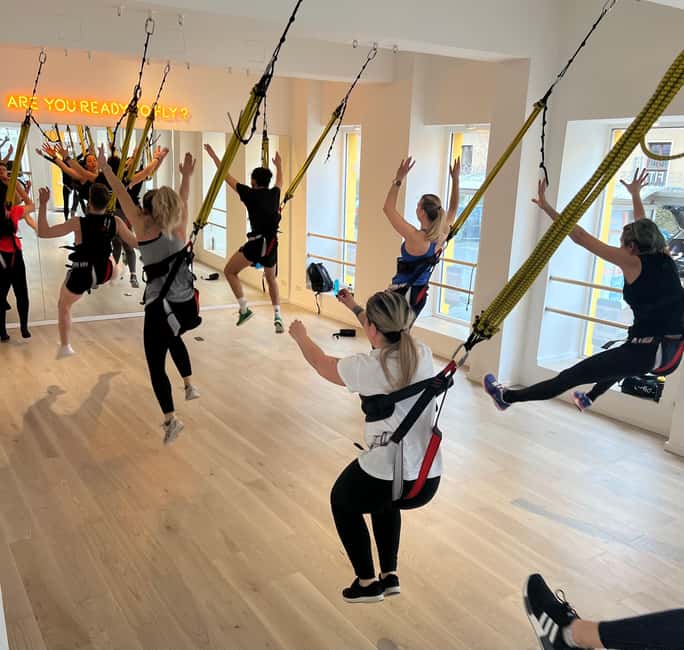 Vienna's Most Fun Workout: Bungee Fitness Training - Coach Joy and the class atmosphere